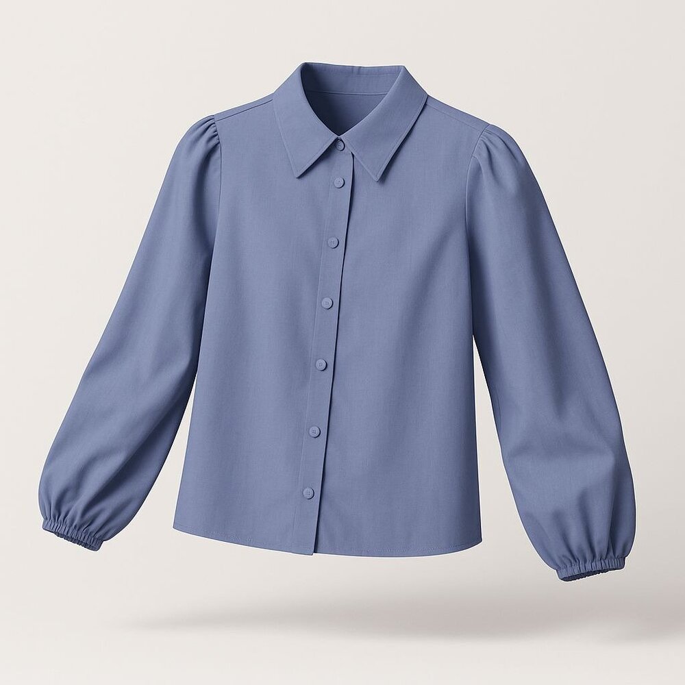 Stradivarius Shacket Overshirt Jacket Women Small Blue Windbreaker Chic Layering